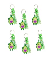 Anahtarlık Avakado Bileklikli Anahtarlık 6'lı Set