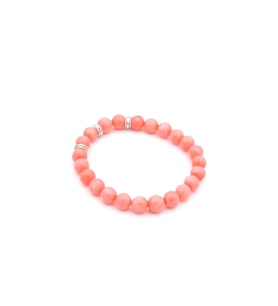 HAKİKİ DOĞAL PEMBE MERCAN BİLEKLİK 1. KALİTE