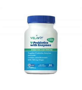 Velavit V-Probiotics With Enzymes 30 Tablet