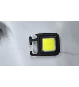 WellHise Mini Taşınabilir Led Çok Fonksiyonlu Fener, Yüksek Lümen, COB Anahtarlık, Dış Mekan İçin Şarj Edilebilir Acil Durum Işığı, Mini Kamp Feneri 
