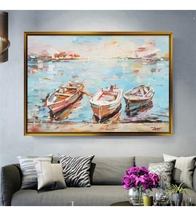Altın Çerçeveli dekoratif tablo a175 (Gold)