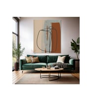 Kanvas Duvar Tablosu Soyut Dijital Baskı Salon Tablosu Modern Tasarım Tablo