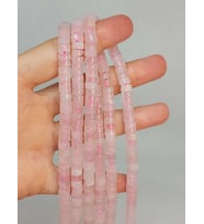 Pembe Kuvars Taşı Şekilli 3x6mm Dizi (49358)