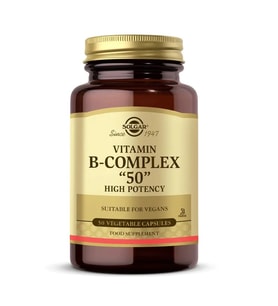 Solgar Vitamin B Complex 50mg 50 Kapsül