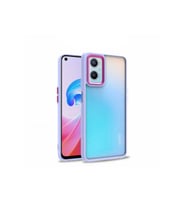 Oppo A36 Uyumlu Kılıf Zore Flora Kapak (Rose Gold Altın)