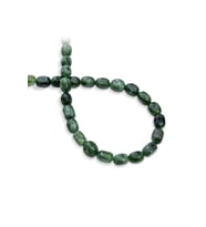 Sıkma Doğal Taş Yeşil Tımbıl 11x8mm Kesim Dizi
