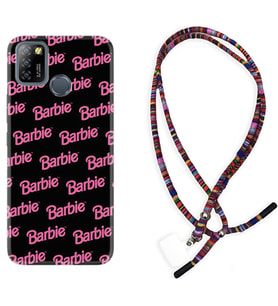 INFINIX Smart 4 5 6 Zero 8 S5 Pro Kılıf Boyun Asklı Rasta Silikon Barbie 1404