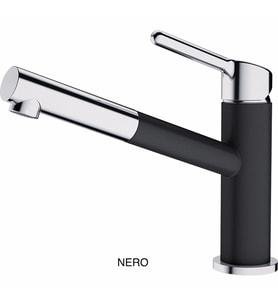 FRANKE ORBİT DOCCİA Spiralli Krom - Nero Armatür (Siyah)