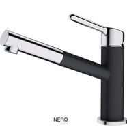 FRANKE ORBİT DOCCİA Spiralli Krom - Nero Armatür (Siyah)