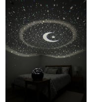 Fişli Yıldız Projektör Gece Lambası Müzikli
