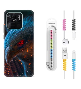 Xiaomi Poco X3 Pro M4 Pro X4 Pro C40 10C Kılıf Kablo Koruma Spiral Silikon Şahin 1756