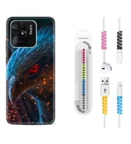 Xiaomi Poco X3 Pro M4 Pro X4 Pro C40 10C Kılıf Kablo Koruma Spiral Silikon Şahin 1756
