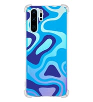 Huawei P30 Pro  Köşe Korumalı Antişok Kapak Renkli Desen Tasarımlı Şeffaf  Kılıf
