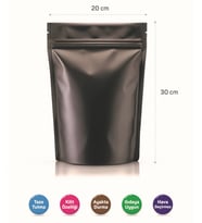Mat Alüminyum Kilitli Doypack 20x30