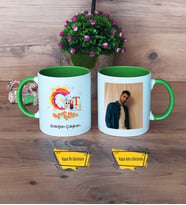 Grafiker Kupa Bardak Yeşil Fotoğraflı Grafikere Hediye