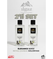 Ilgaz Beyaz Zambak Kolonyası 2'li Set 80 Derece 400 Ml Elegance Series