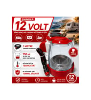 Şahikatermo 12 Volt Binek Araç & Karavan Için Oto Kettle (GİZLİ REZİSTANS) Şahika 12 Volt