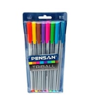 Pensan Triball Renkli Kalem 8Li