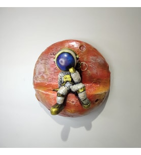 Astronot Polyester Duvar Dekoru Model 1