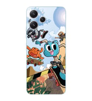 Xiaomi Redmi 12 Uyumlu Uyumlu Gumball Tasarımlı Şeffaf Telefon Kılıfı