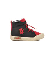 Walkway Siyah-Kırmızı Unisex Bilek Boy Çocuk Sneaker Walkway 17-B 