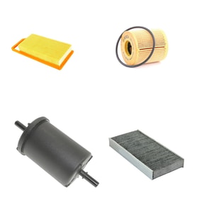 Bosch Filtre Bakım Seti Citroen C5 II 2.0 16v Benzinli 2005-2007 Hava + Yağ F + Yakıt F. + Polen Sardes
