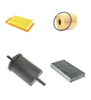 Bosch Filtre Bakım Seti Citroen C5 II 2.0 16v Benzinli 2005-2007 Hava + Yağ F + Yakıt F. + Polen Sardes