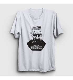 Presmono Unisex Beyaz Danger Breaking Bad T-Shirt 184374tt
