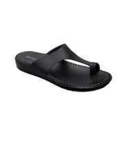 Ceyo 9200-2  Kadın Anatomik Parmak Arası Terlik Siyah 36-40