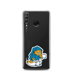 Huawei P30 Lite Uyumlu Baskılı Yumuşak Silikon Şeffaf Telefon Kılıfı