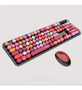 Mofii Zr513/K-S Sweet Kirmizi/Siyah Klye Mouse Set