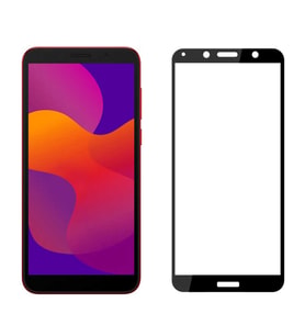 Huawei Y5P Uyumlu Zore Kenarları Kırılmaya Dayanıklı Cam Ekran Koruyucu