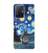 Xiaomi Mi 11T - 11T Pro Uyumlu Komşum Totoro Tasarımlı Şeffaf Telefon Kılıfı