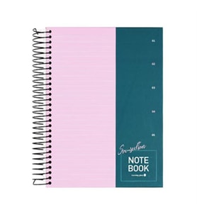 Morning Glory 10000 Çizgili Defter 26x19 cm Pembe 11131-88964
