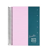 Morning Glory 10000 Çizgili Defter 26x19 cm Pembe 11131-88964