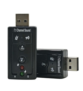 7.1 USB Ses Kartı Virtual Sound 3D Çevirici Dönüştürücü