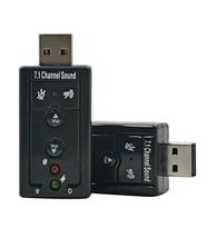 7.1 USB Ses Kartı Virtual Sound 3D Çevirici Dönüştürücü