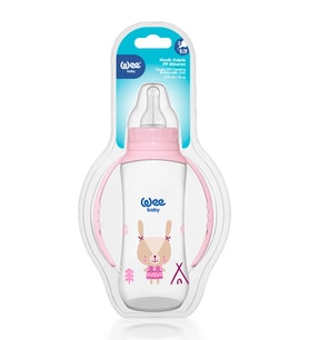 Wee Baby Kulplu Pp Biberon 270 ml - Pembe