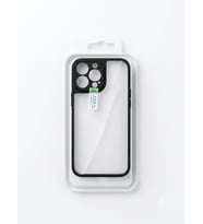 İphone 13 Pro Max Kenarları Siyah Şeffaf Silikon Kılıf Modeli
