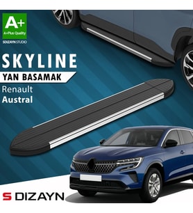 S-Dizayn Renault Austral Skyline Krom Yan Basamak 183 Cm 2023 Üzeri A+ Kalite