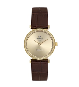 HISLON QL119G-08KG KADIN KOL SAATİ (Kahverengi)