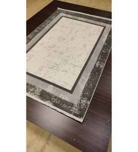 HALIMARKA KZ-PR 45971G GRİ KREM MODERN SALON HALISI 160X230 CM
