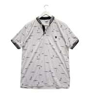Polo Mirage Yakalı Slim Fit Kısa Kol Erkek Tişört-5930 (Beyaz)