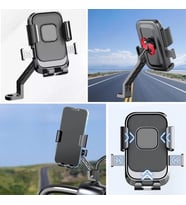Motor,motosiklet,bisiklet ,scooter İçin 360 Derece Dönebilen Dikiz Aynası Versiyonu Telefon Tutucu Aparat