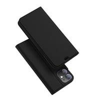 DUX DUCİS İPhone 12 Mini Kılıf Kapaklı Flip Cover Kılıf Skin Pro Series Kılıf (Siyah)