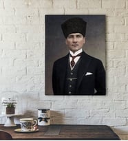 BK Home Atatürk Tasarımlı Kanvas Tablo-29