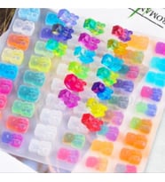 Çoklu Kolye Ve Reçina Epoksi Kalıbı 50 Li Haribo Ayıcık Minik Boy