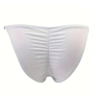 Giyim Erkek  Beyaz Büzgülü Slip İç Giyim