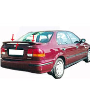 Honda Civic Uyumlu 6 Spoiler Bagaj Yüksek (Işıklı) Fiber 1995-2001