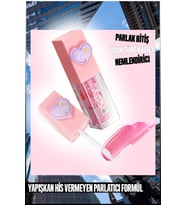 Pretty Beauty Love Lip Oil & Dudak Parlatıcı Lip Gloss